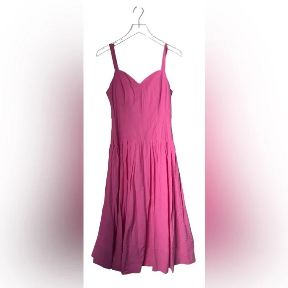 Moon River Corset Bodice Drop Waist Dress In Pink B2356 - Picture 2 of 7